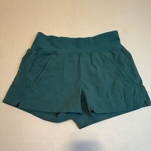 Athleta Green Athletic Shorts with Relaxed Fit
